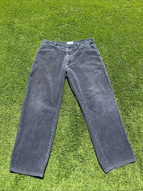 Anchor Blue Men's Gray Corduroy Pants